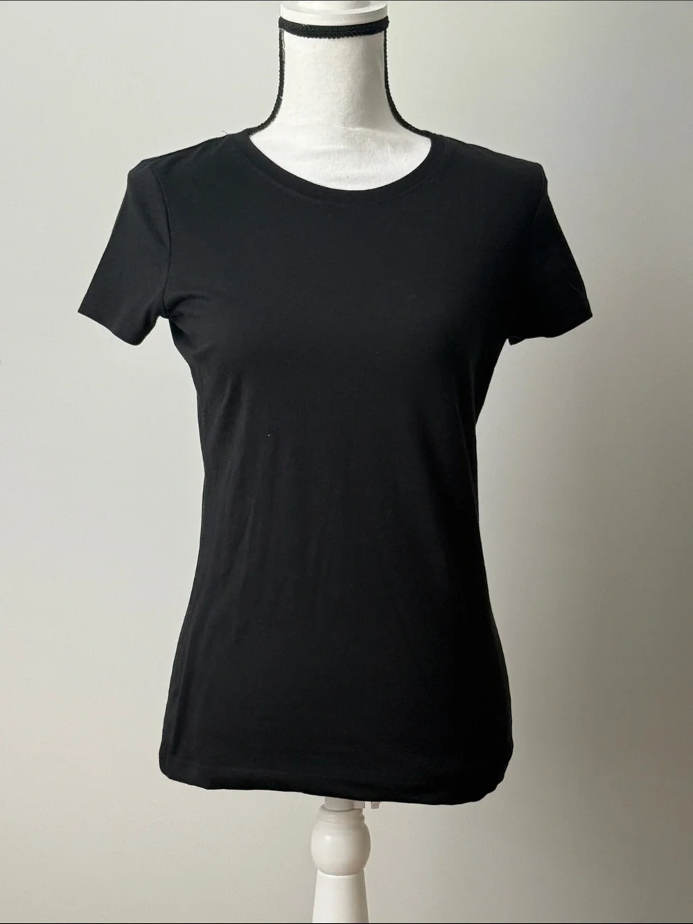 Cherokee Girls Classic Black Short Sleeve Crewneck Tee